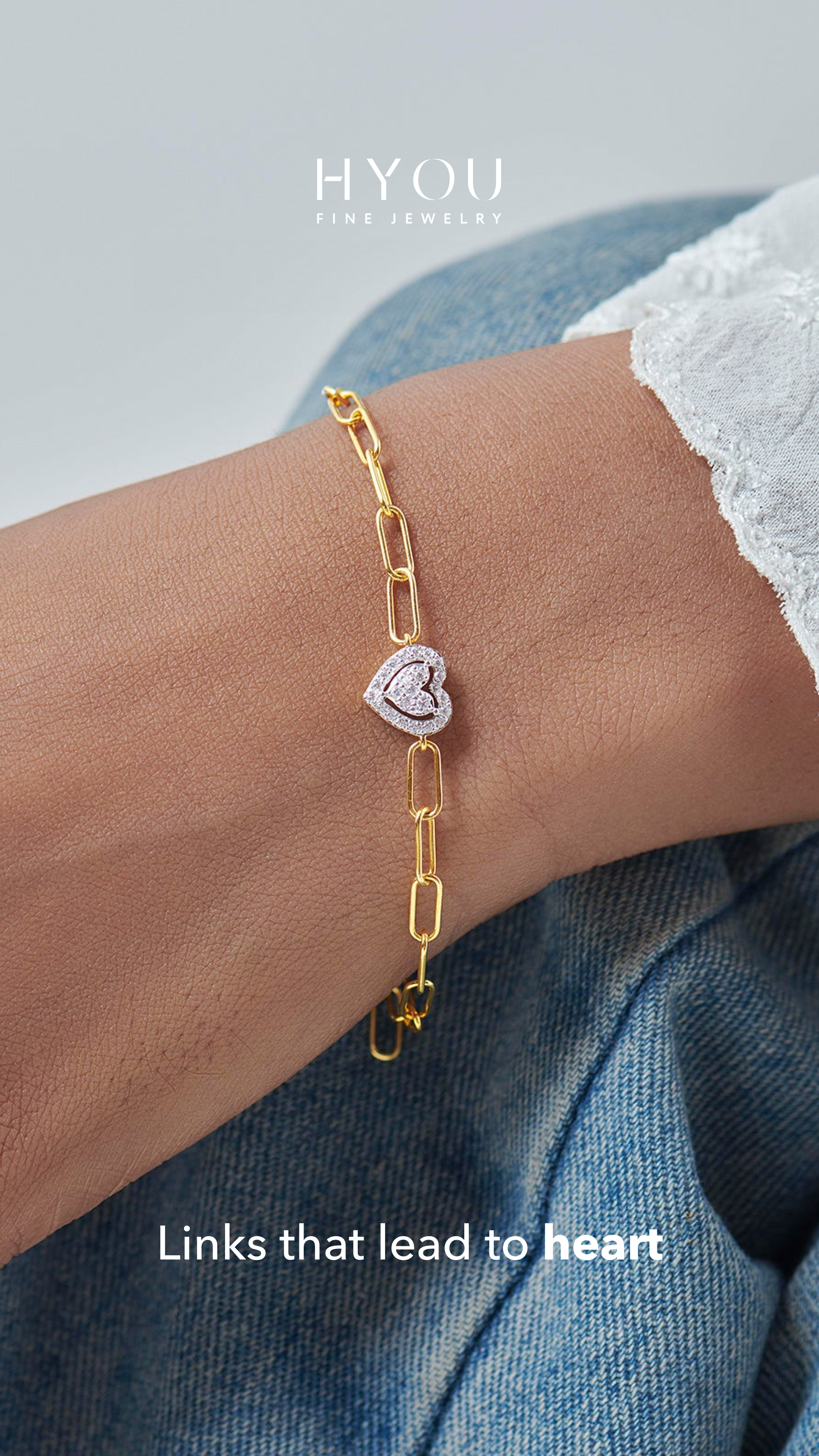 HYOU bracelet on a wrist